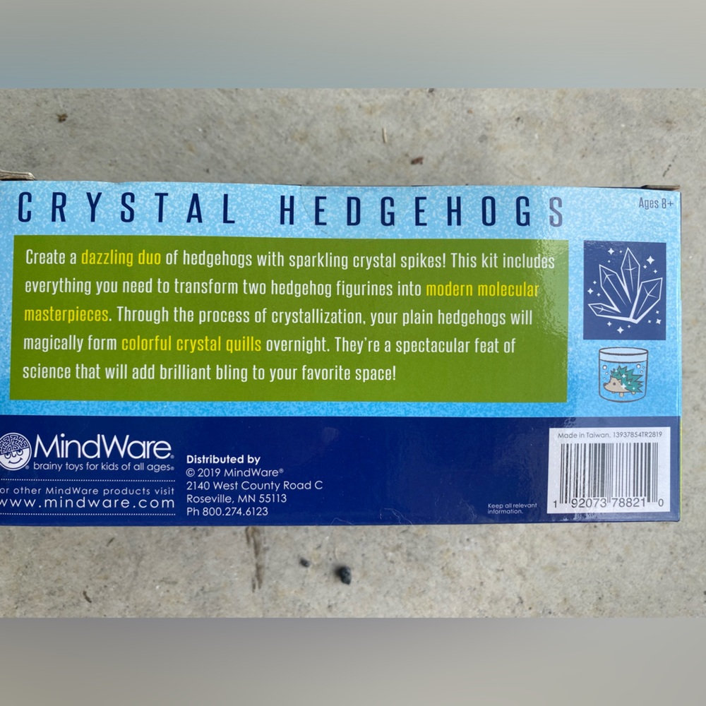 Crystal Hedgehogs Grow Kit - Picture 2 of 2